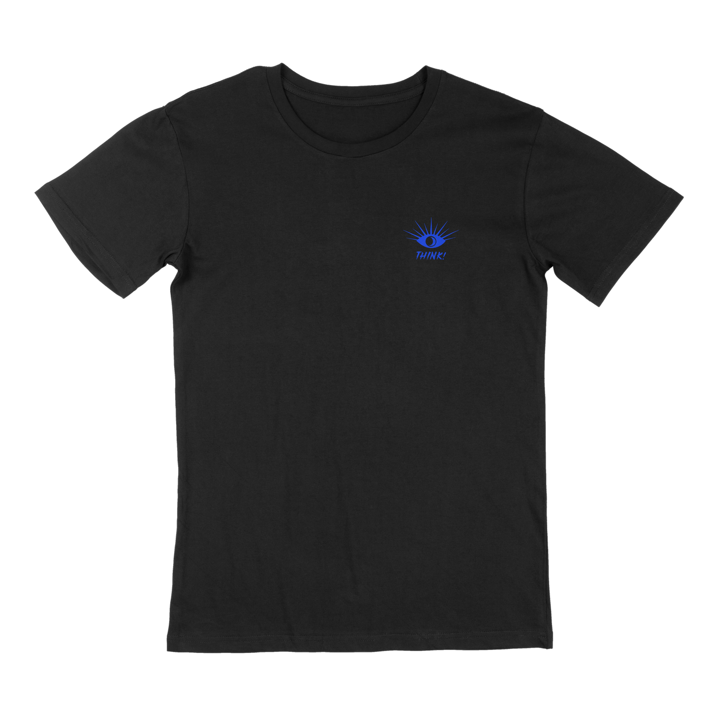 T-SHIRT SERAINA LOGO POCKET BLUE