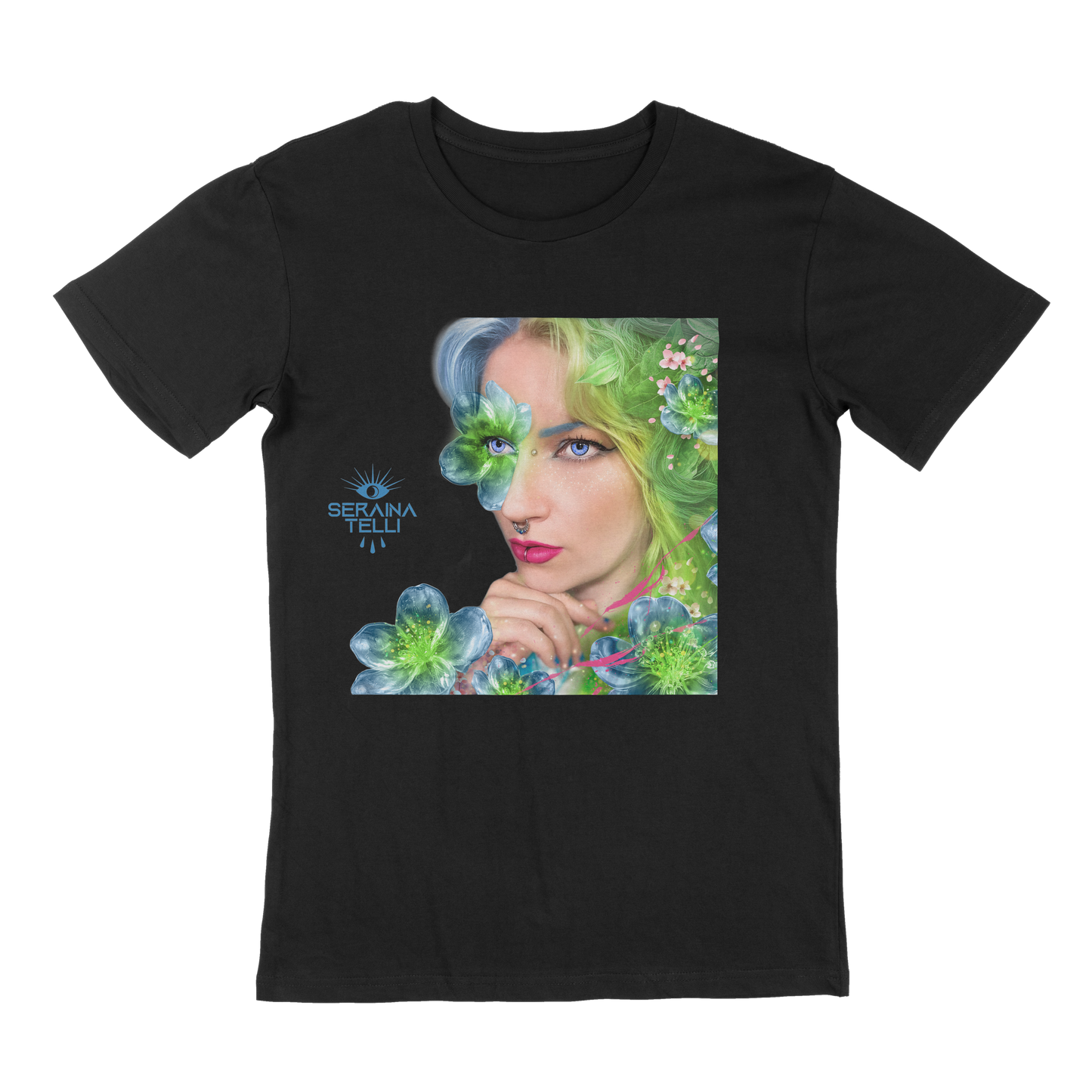 T-SHIRT SERAINA GREEN COVER