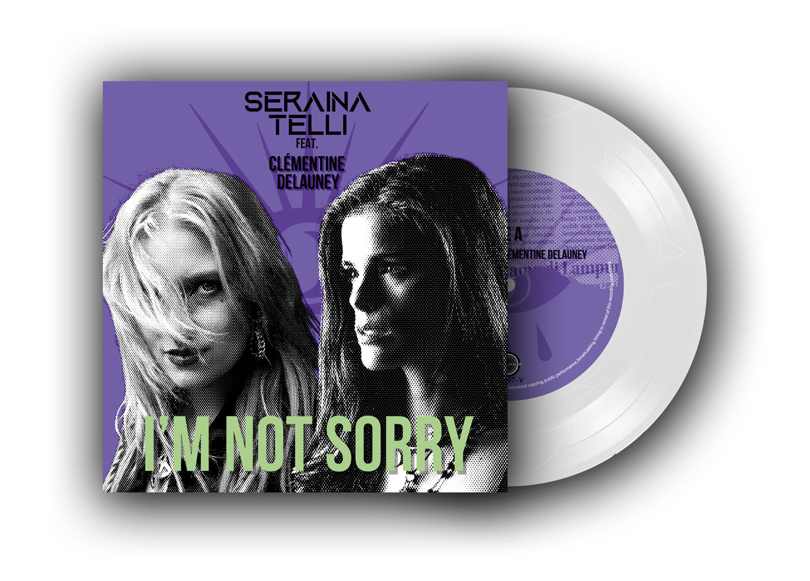 I'm Not Sorry feat. Clémentine Delauney  - 7" White Vinyl