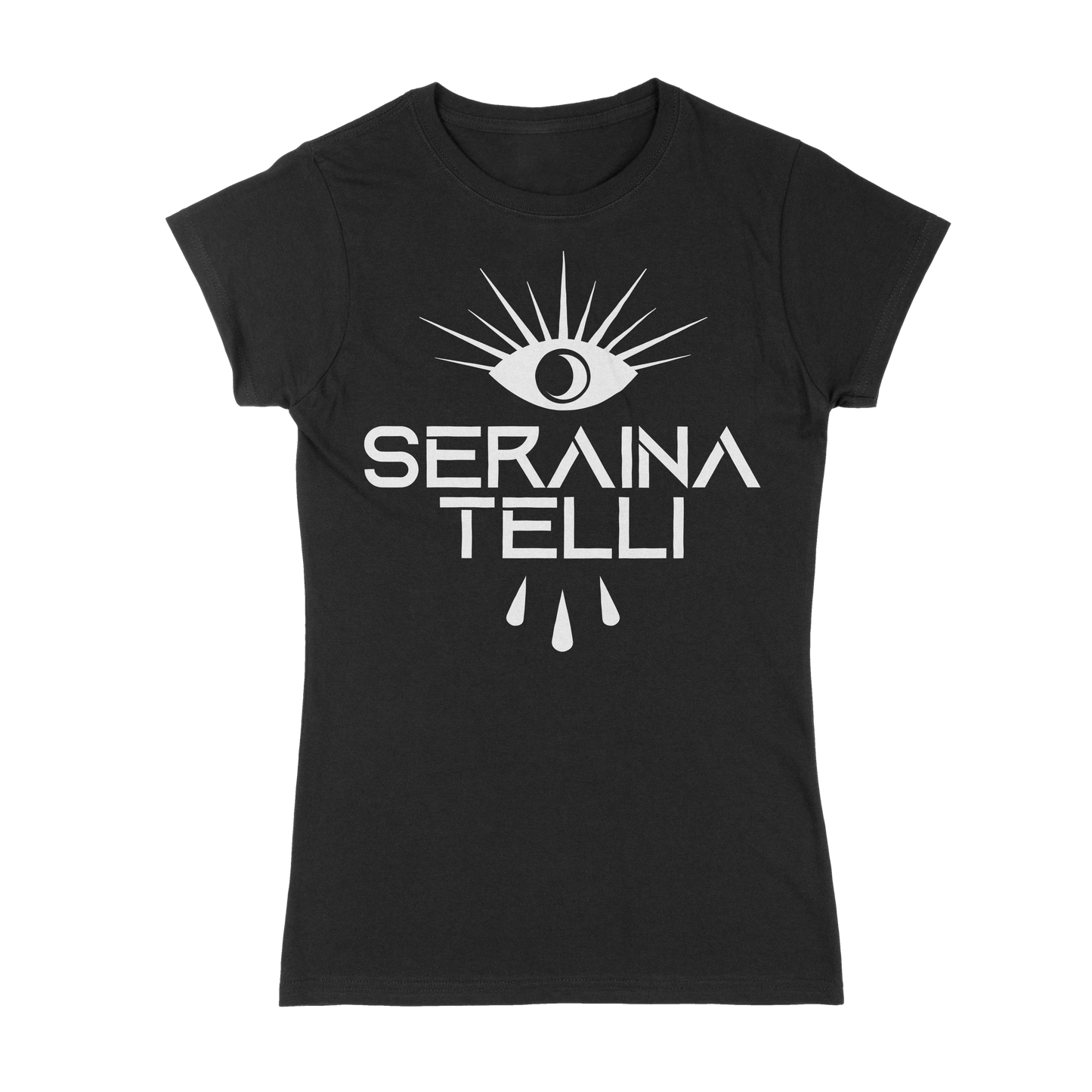 GIRL-SHIRT SERAINA LOGO WHITE