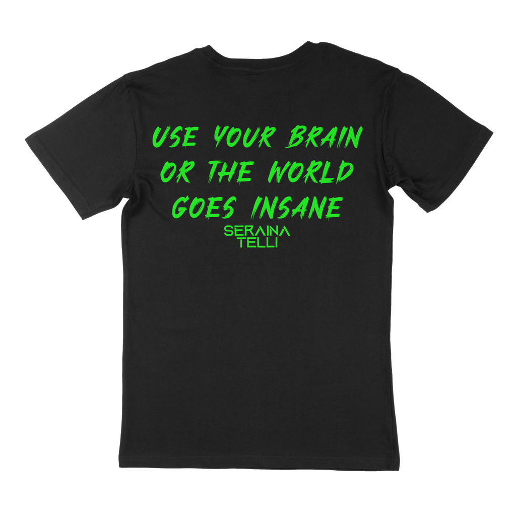 Use Your Brain Green - T-Shirt