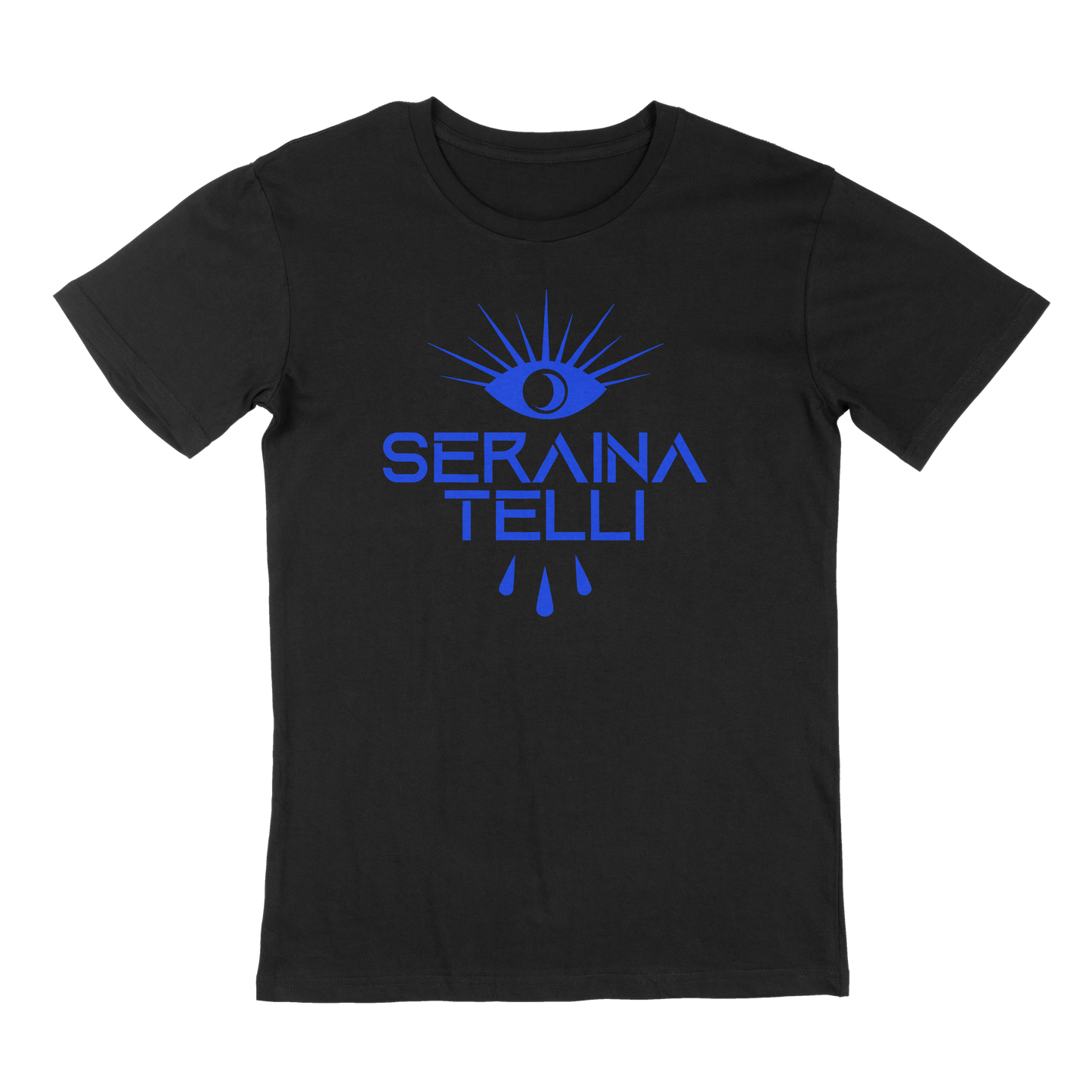 T-SHIRT SERAINA LOGO BLUE