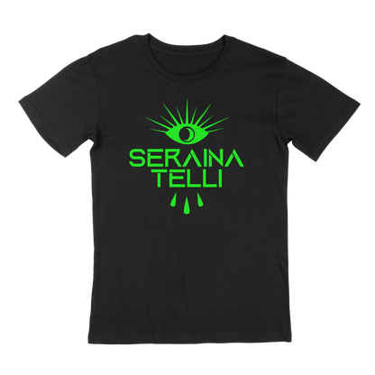 T-SHIRT SERAINA LOGO GREEN